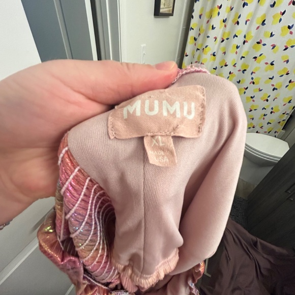 Metallic Show Me Your MuMu Dress - Picture 2 of 2